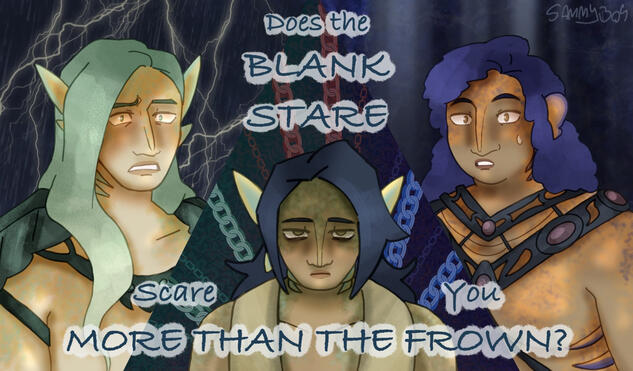 Three Busts, Fully Shaded, Simple Background